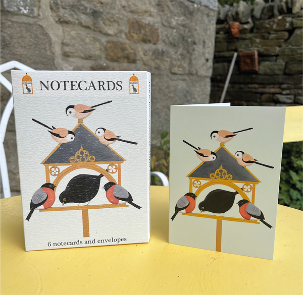 Dainty Dovecote and Happy Hen Set of 6 Notecards