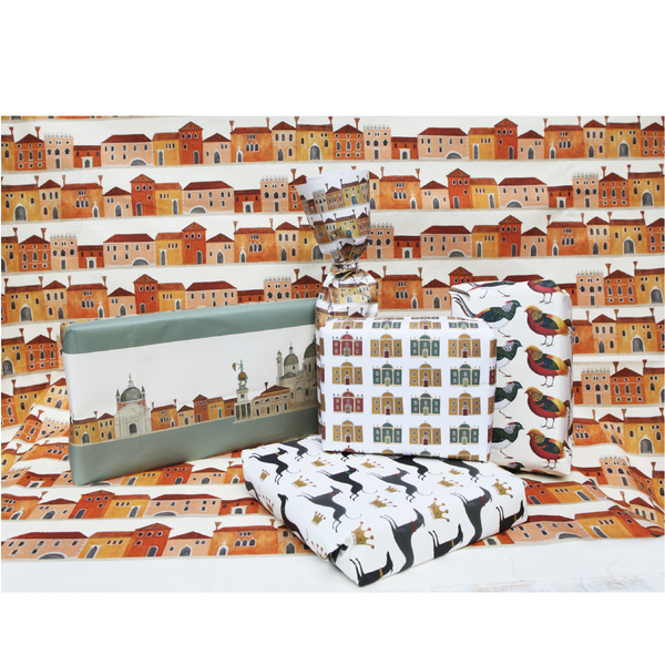 Flora's Folly Set of 3 Wrapping Paper