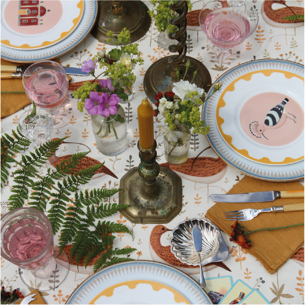 Set of Four Hooray for the Hoopoe Plates Bundle