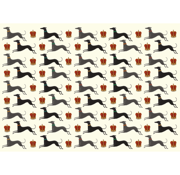 Hound & Crown Set of 3 Wrapping Paper