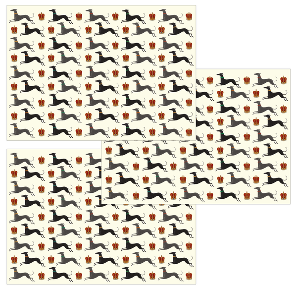 Hound & Crown Set of 3 Wrapping Paper