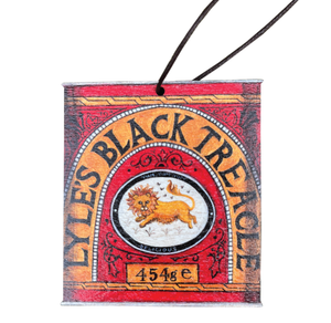Black Treacle Printed Wooden Decoration