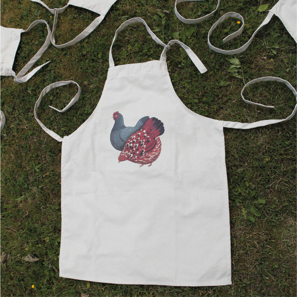 Pecking Hens Apron