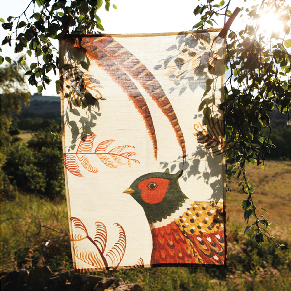 Fabulous Pheasant Tea Towel