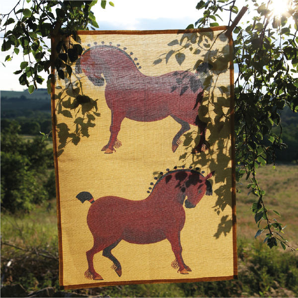 Handsome Horse Tea Towel