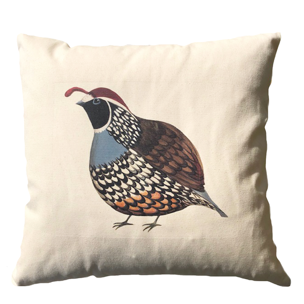 Quivering Quail Cushion