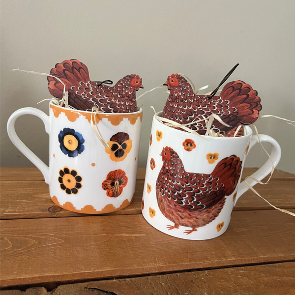 Bantam Beauties Mug and Decoration