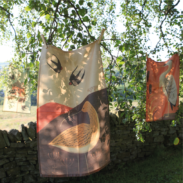 Limited Edition Captivating Curlew Tea Towel