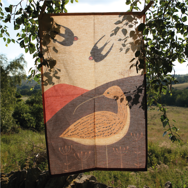 Limited Edition Captivating Curlew Tea Towel