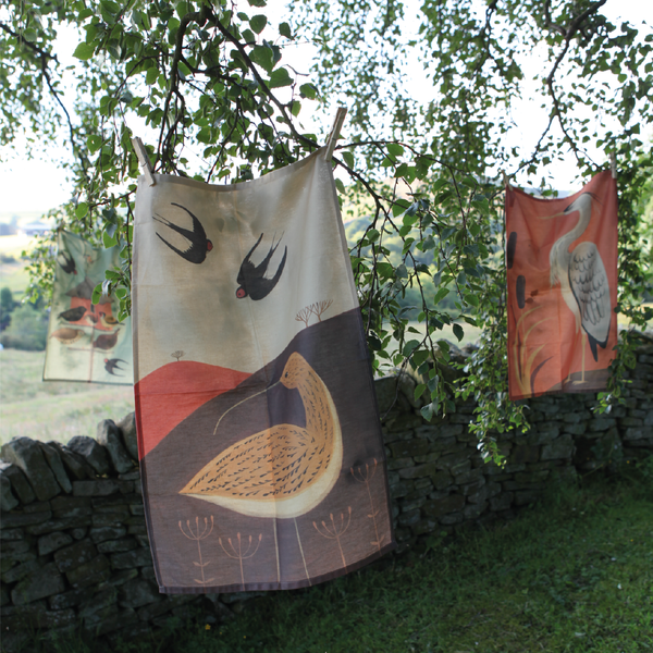 Limited Edition Captivating Curlew Tea Towel