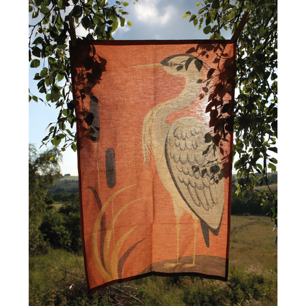 Limited Edition Heavenly Heron Tea Towel