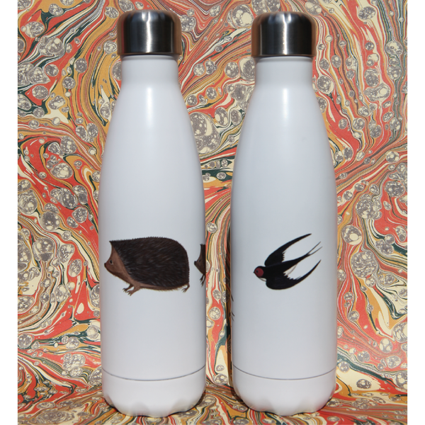 White Hedgehog Eco Bottle