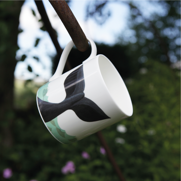 Whale & Tail Mug | two sided