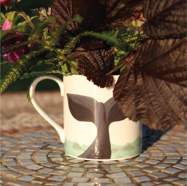 Whale & Tail Mug | two sided