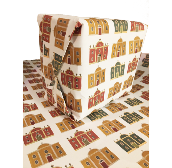 Bespoke House Wrapping Paper by Dog & Dome