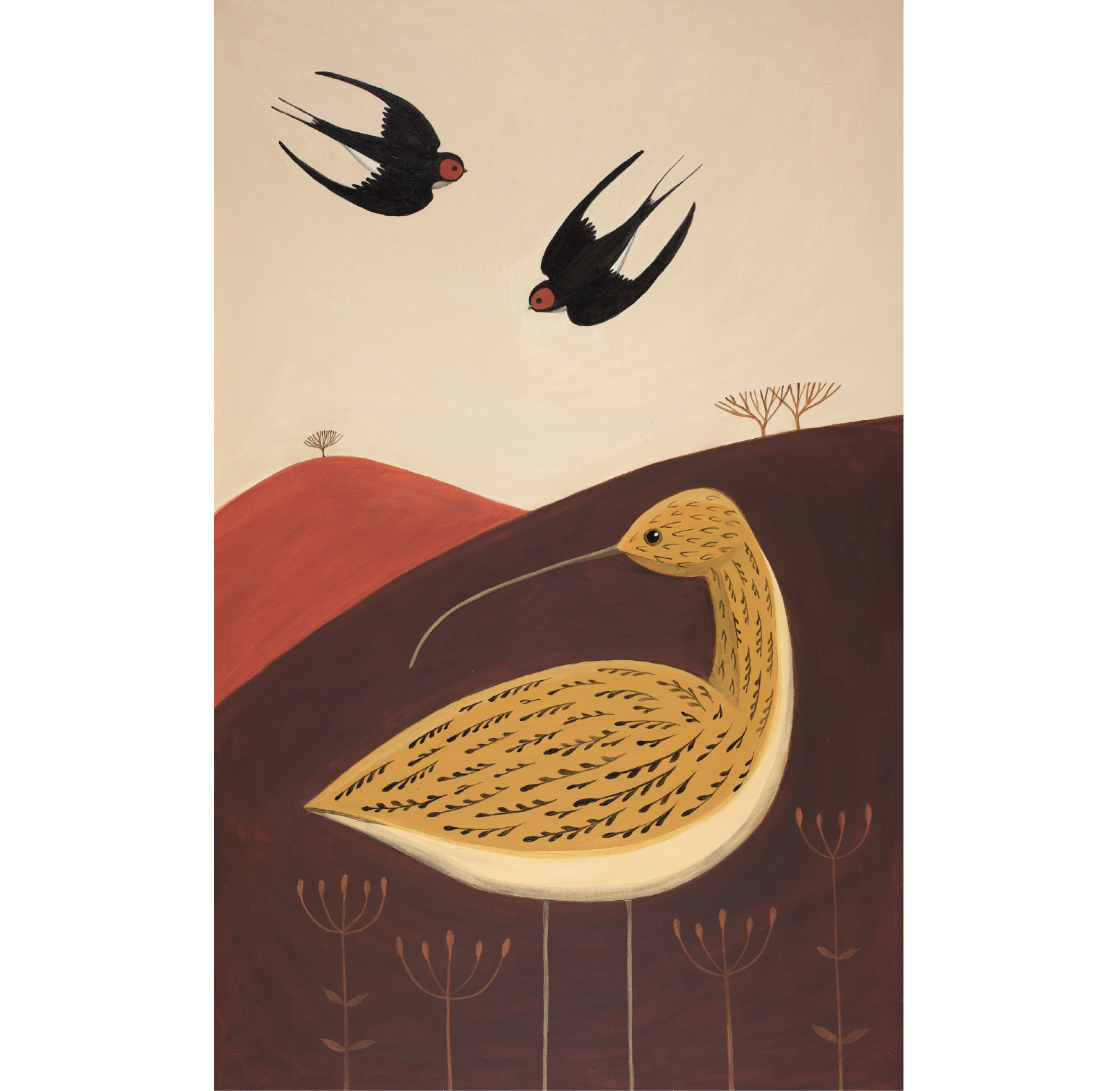 Dog & Dome Tea Towel