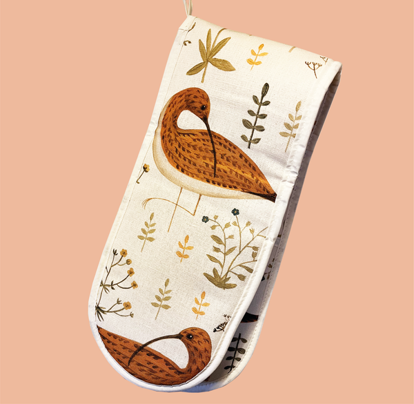 Limited Edition Curlew Double Oven Gloves