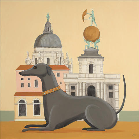 Dog & Dome Catriona Hall print