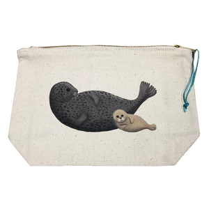 Seals on a Sandbank Wash Bag