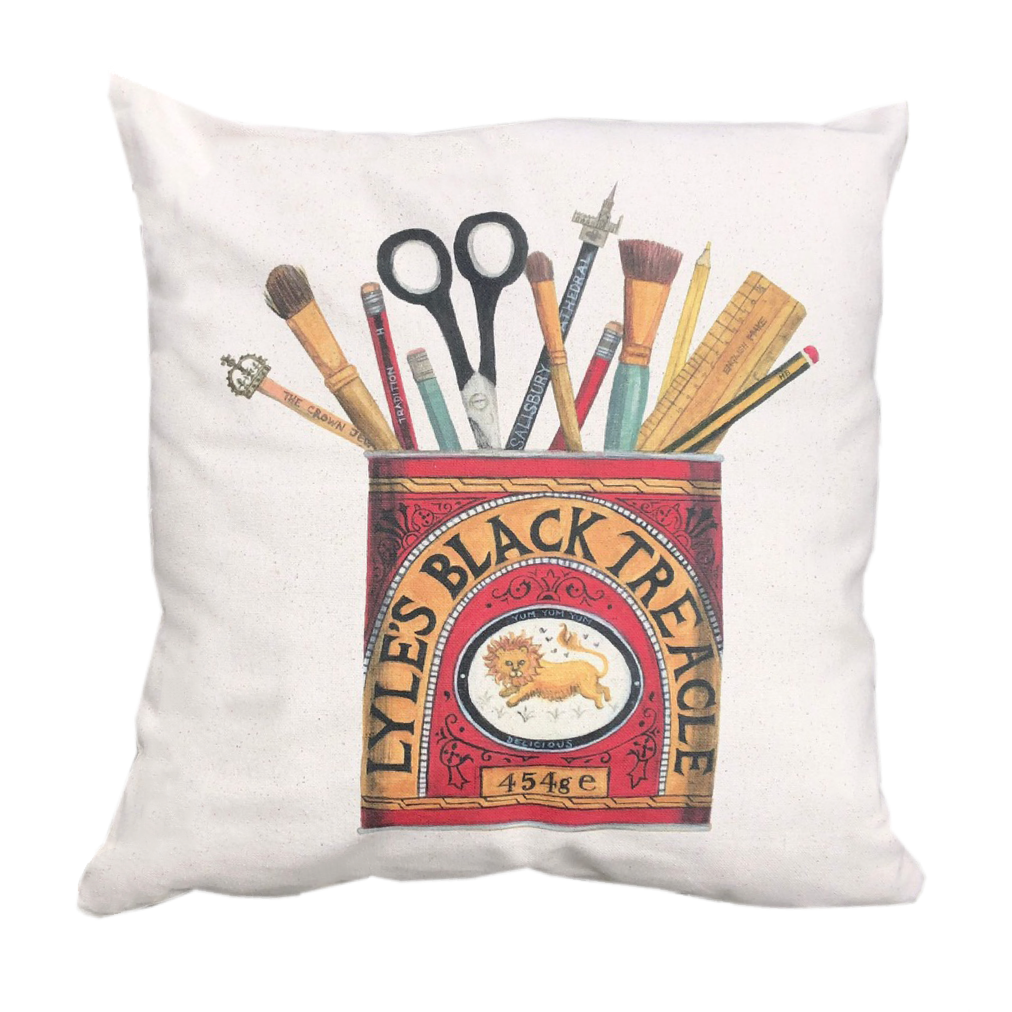 Best of Britain in a Tin Cushion
