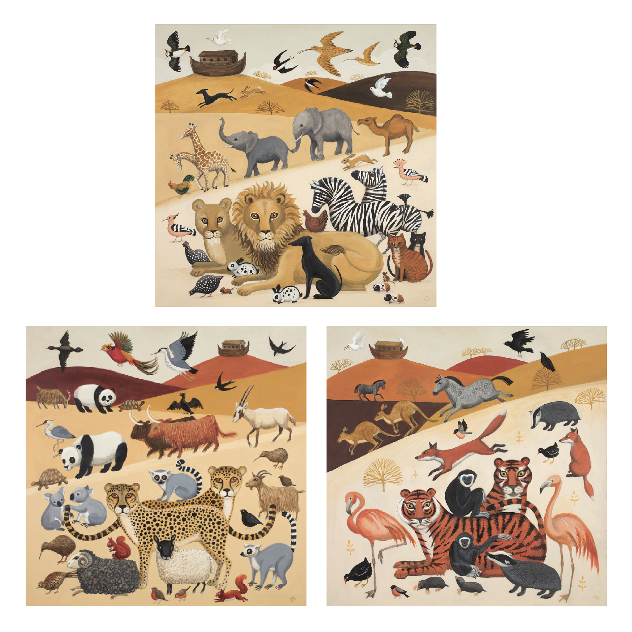 Dog & Dome Noah's Ark Card Set