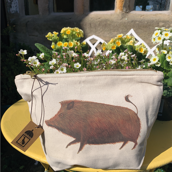 What a Boar Wash Bag