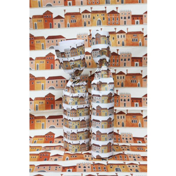 Venetian Houses Set of 3 Wrapping Paper