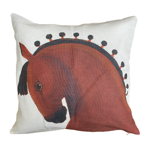 Handsome Horse Cushion