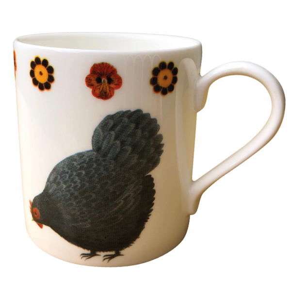 Keira & Claudia Clucking Dog & Dome Mug