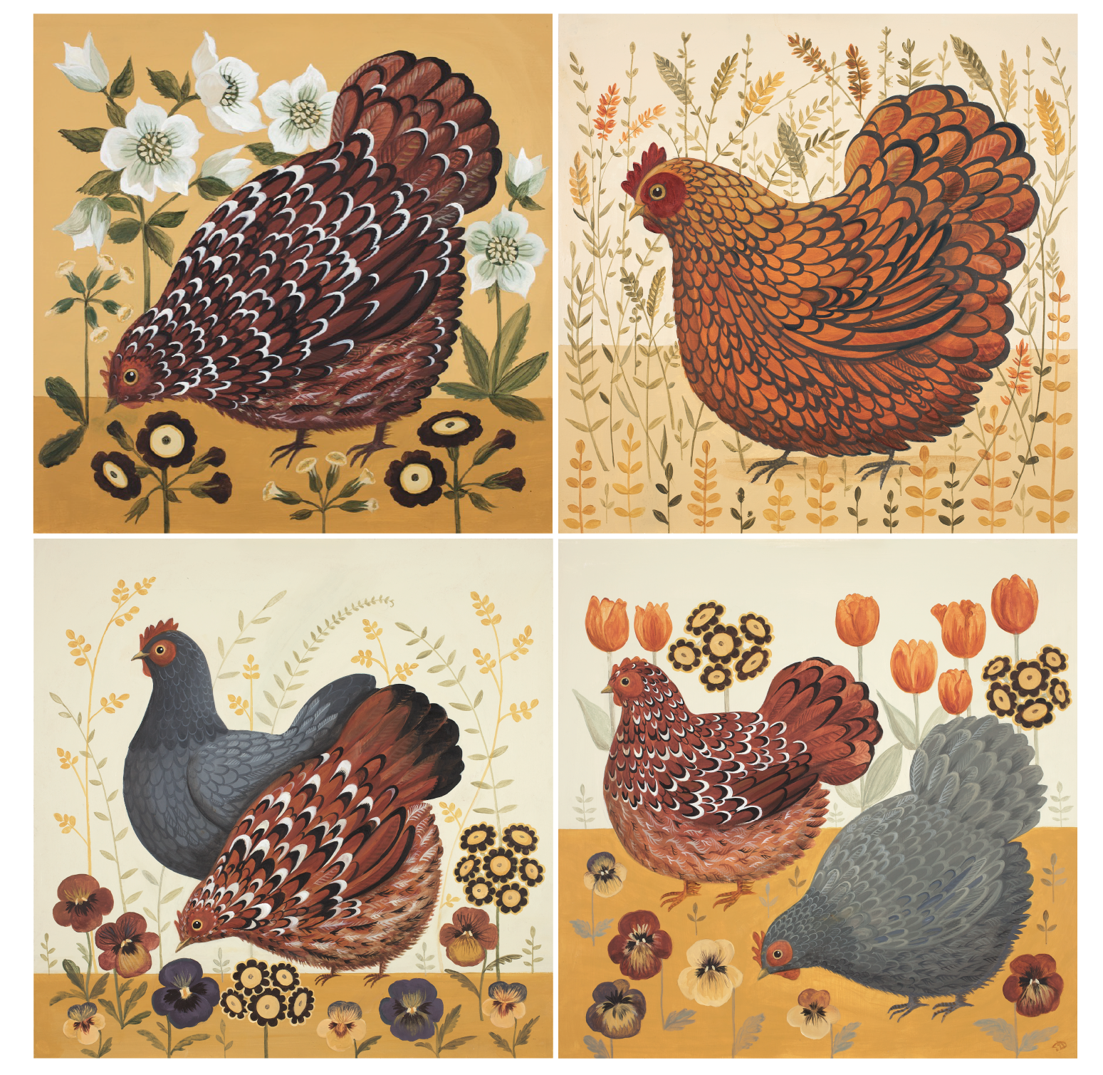 Arthur's Hens Dog & Dome Print Bundle