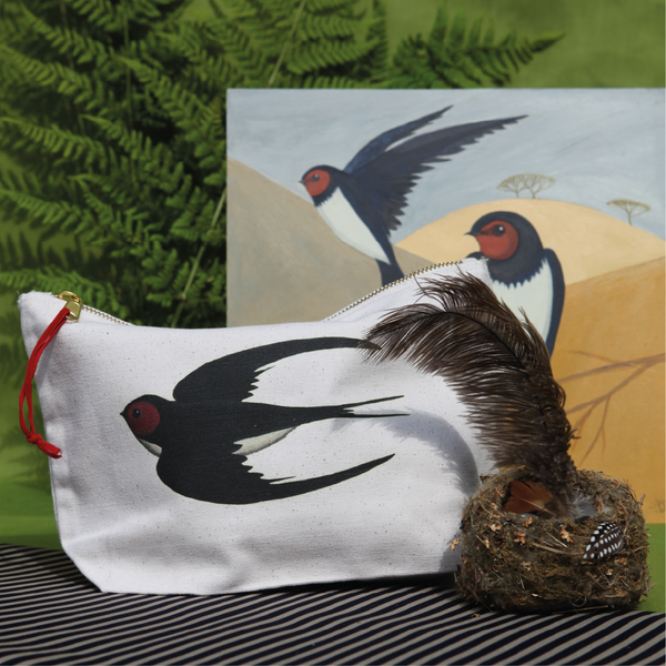 Swooping Swallow Wash Bag